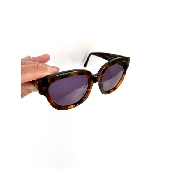 Ace & Tate Harper On the Rocks Round Tortoise Shell Sunglasses 54 21 145 - Picture 14 of 16